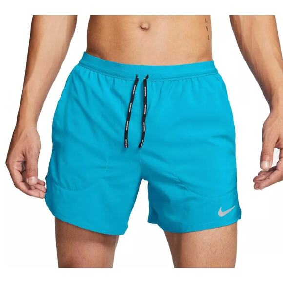 Nike Flex Stride Running Shorts Bright Blue‎ Lined Reflective 5" Inseam Mens XXL - Picture 1 of 8